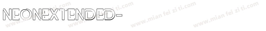 NeonExtended字体转换