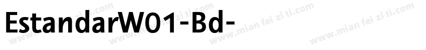 EstandarW01-Bd字体转换