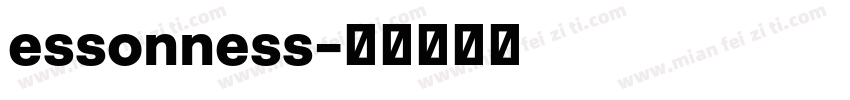 essonness字体转换
