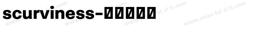 scurviness字体转换