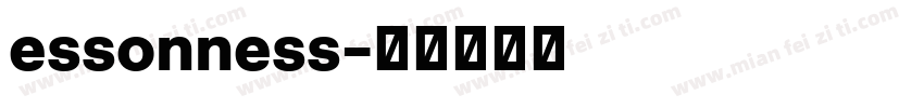 essonness字体转换