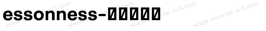 essonness字体转换