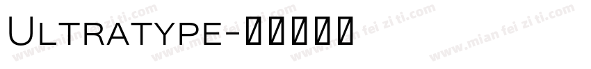 Ultratype字体转换