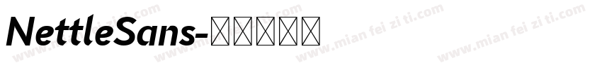 NettleSans字体转换