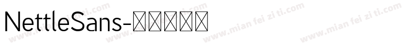 NettleSans字体转换