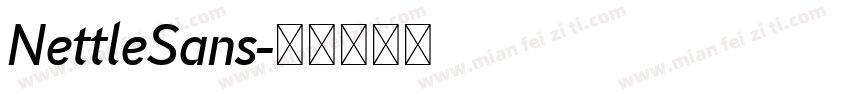 NettleSans字体转换