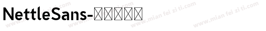 NettleSans字体转换