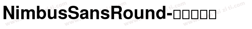 NimbusSansRound字体转换