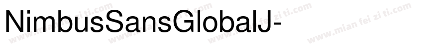NimbusSansGlobalJ字体转换