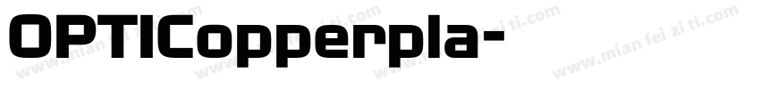 OPTICopperpla字体转换