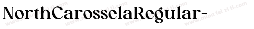 NorthCarosselaRegular字体转换