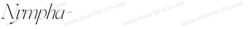Nympha字体转换
