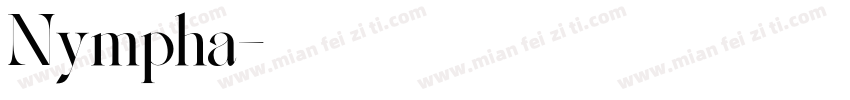 Nympha字体转换