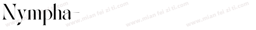 Nympha字体转换