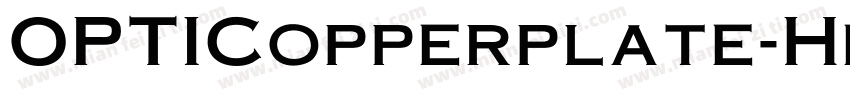 OPTICopperplate-Heav字体转换