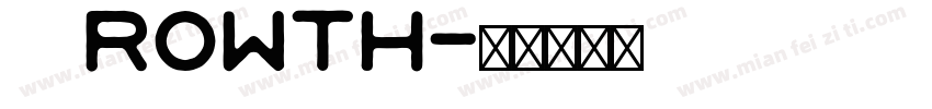 Growth字体转换