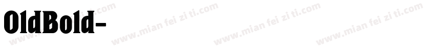 OldBold字体转换