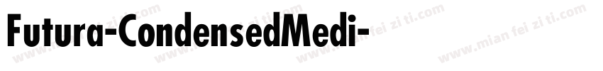 Futura-CondensedMedi字体转换