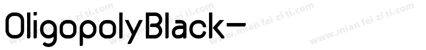 OligopolyBlack字体转换