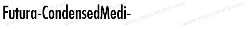 Futura-CondensedMedi字体转换