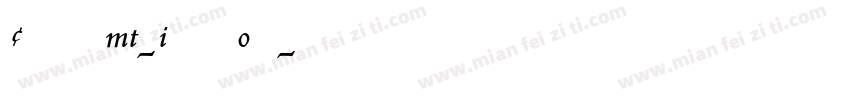 CentaurMT-ItalicOsF字体转换
