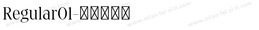 Regular01字体转换