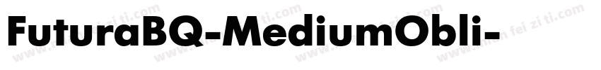 FuturaBQ-MediumObli字体转换