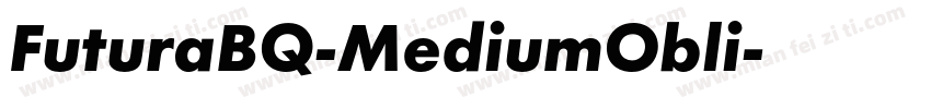 FuturaBQ-MediumObli字体转换