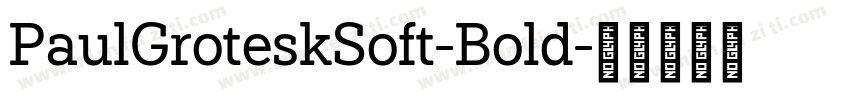 PaulGroteskSoft-Bold字体转换