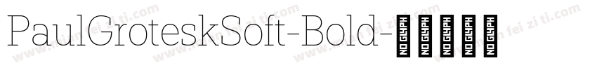 PaulGroteskSoft-Bold字体转换