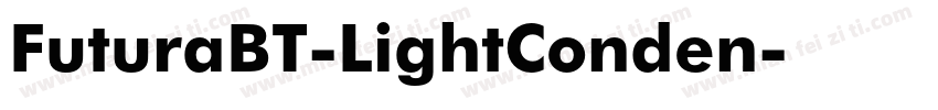 FuturaBT-LightConden字体转换