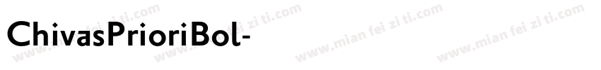 ChivasPrioriBol字体转换