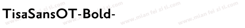 TisaSansOT-Bold字体转换