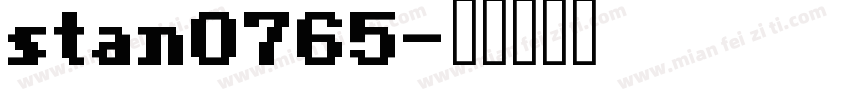 stan0765字体转换