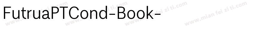 FutruaPTCond-Book字体转换