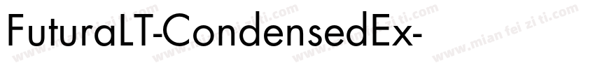 FuturaLT-CondensedEx字体转换