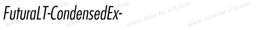 FuturaLT-CondensedEx字体转换