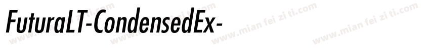 FuturaLT-CondensedEx字体转换