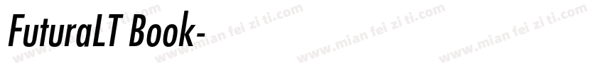 FuturaLT一Book字体转换