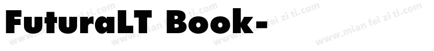 FuturaLT一Book字体转换