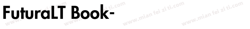 FuturaLT一Book字体转换