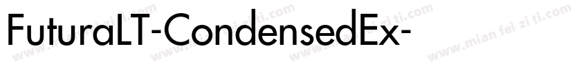 FuturaLT-CondensedEx字体转换