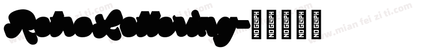 RetroLettering字体转换