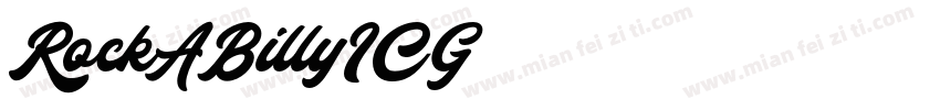 RockABillyICG字体转换