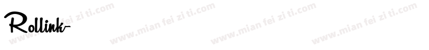Rollink字体转换
