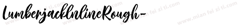 LumberjacklnlineRough字体转换