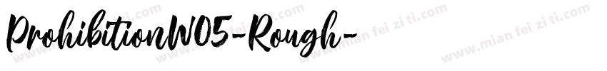 ProhibitionW05-Rough字体转换