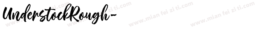 UnderstockRough字体转换