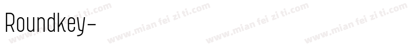 Roundkey字体转换
