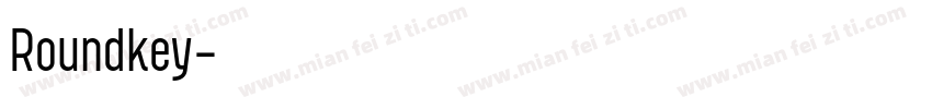 Roundkey字体转换